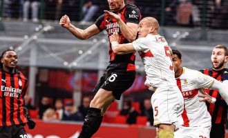 莱奥补时救主，AC米兰1-1保级队意甲17场不败，国际米兰三喜临门